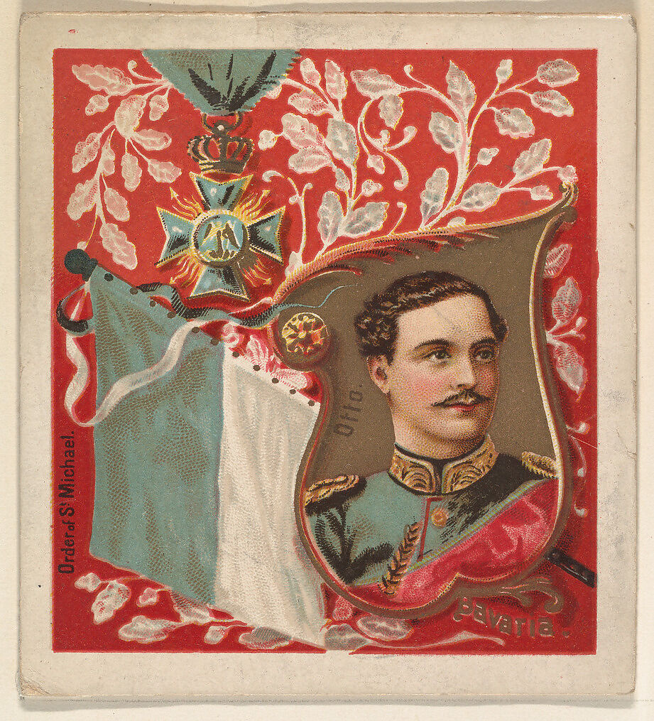 Bavaria, from the International Cards series (N238), issued by Kinney Bros., Issued by Kinney Brothers Tobacco Company, Commercial color lithograph 