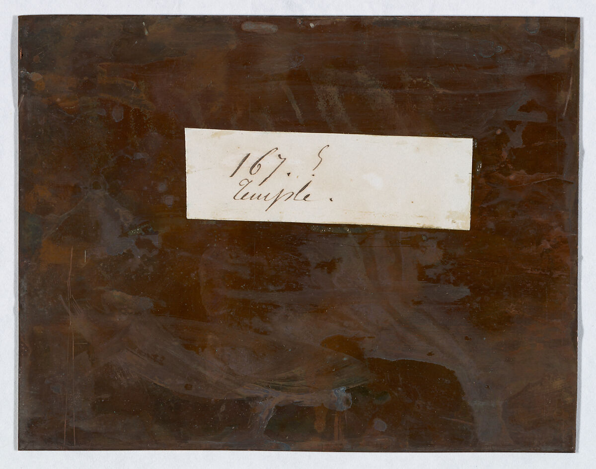 Temple of Horus, Edfu (167. ? Temple.), Joseph-Philibert Girault de Prangey (French, 1804–1892), Daguerreotype