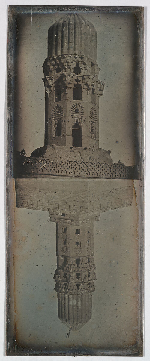 Mosque of Sultan al-Hakim, Cairo (117. Kaire. 1843 Gâma Soultan Ansoun détails [sic]), Joseph-Philibert Girault de Prangey (French, 1804–1892), Daguerreotype 