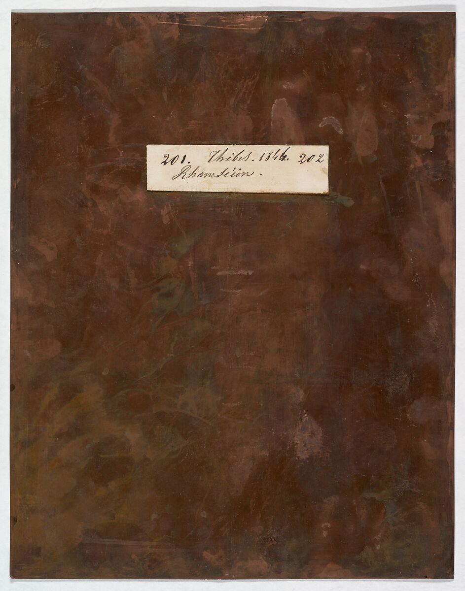 Ramesseum, Thebes (201. Thèbes. 1844. 202 Rhamséion.), Joseph-Philibert Girault de Prangey (French, 1804–1892), Daguerreotype