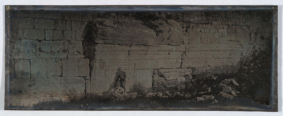 Robinson's Arch, Jerusalem, Joseph-Philibert Girault de Prangey (French, 1804–1892), Daguerreotype 