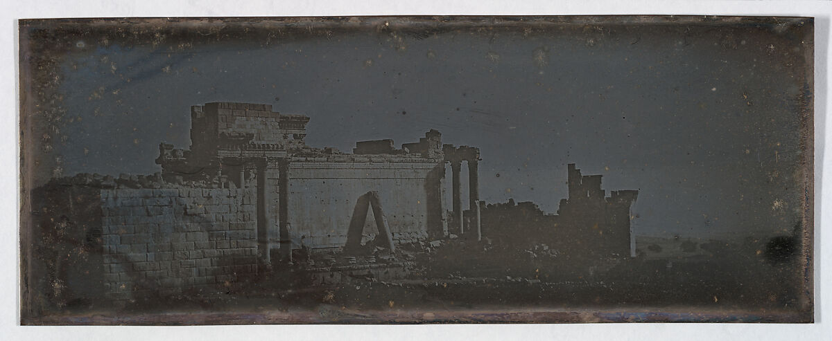 Baalbek, Joseph-Philibert Girault de Prangey (French, 1804–1892), Daguerreotype 