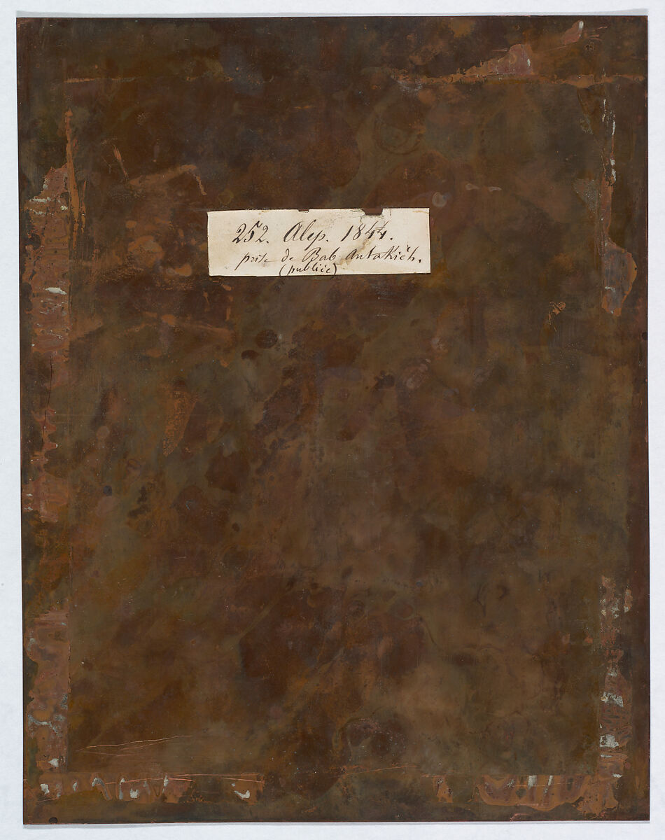 Aleppo, Viewed from the Antioch Gate (252. Alep. 1844. Prise de Bab Antakieh. (publiée)), Joseph-Philibert Girault de Prangey (French, 1804–1892), Daguerreotype