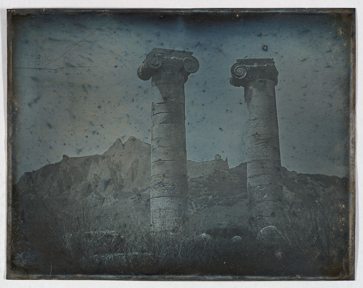 Temple of Artemis, Sardis (134. Sardes. 1843. T. de Cybèle.), Joseph-Philibert Girault de Prangey  French, Daguerreotype