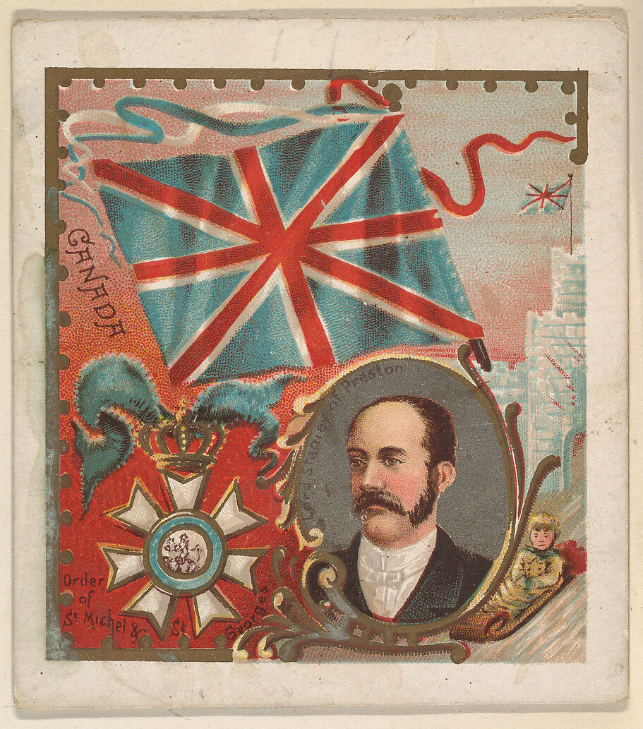 Canada, from the International Cards series (N238), issued by Kinney Bros., Issued by Kinney Brothers Tobacco Company, Commercial color lithograph 