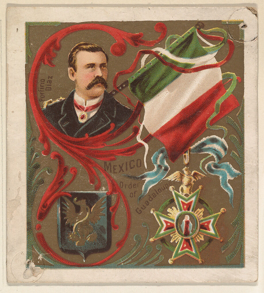 Mexico, from the International Cards series (N238), issued by Kinney Bros., Issued by Kinney Brothers Tobacco Company, Commercial color lithograph 