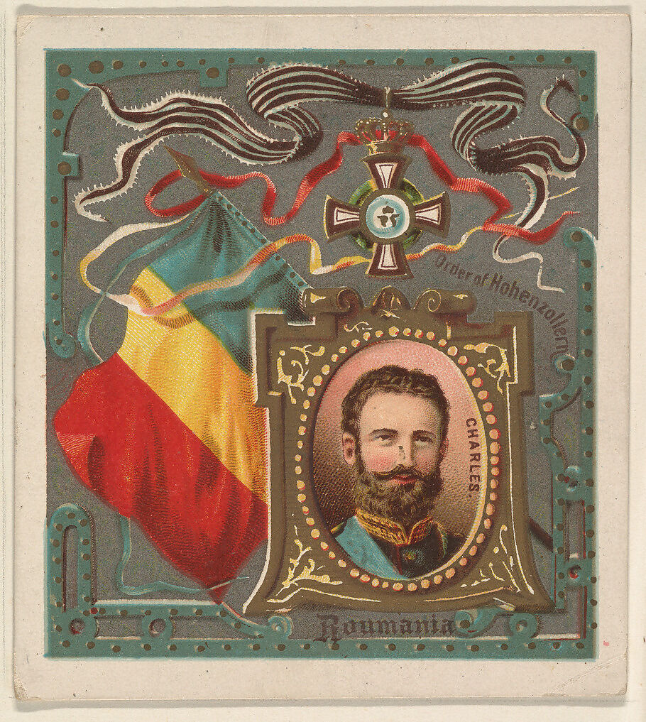 Romania, from the International Cards series (N238), issued by Kinney Bros., Issued by Kinney Brothers Tobacco Company, Commercial color lithograph 