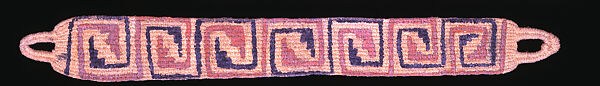 Tumpline, Unrecorded Ancestral Pueblo artist, Yucca fiber, native cotton, dogbane, pigments, Ancestral Pueblo