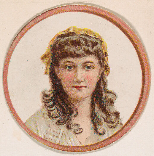 Issued By Kinney Brothers Tobacco Company Portrait Of Woman From The 