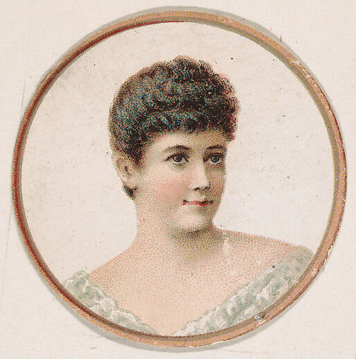 Issued By Kinney Brothers Tobacco Company Portrait Of Woman From The 