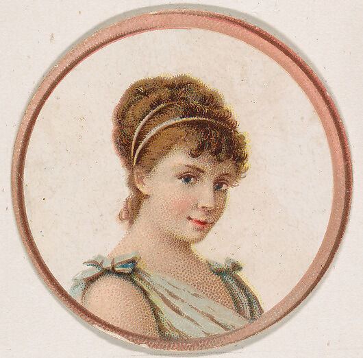 Issued By Kinney Brothers Tobacco Company Portrait Of Woman From The 