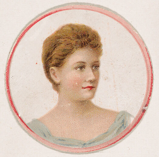 Issued By Kinney Brothers Tobacco Company Portrait Of Woman From The 