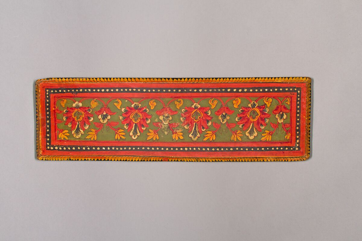 Book Cover with Four Durgas, Distemper on wood, Nepal (Kathmandu Valley)