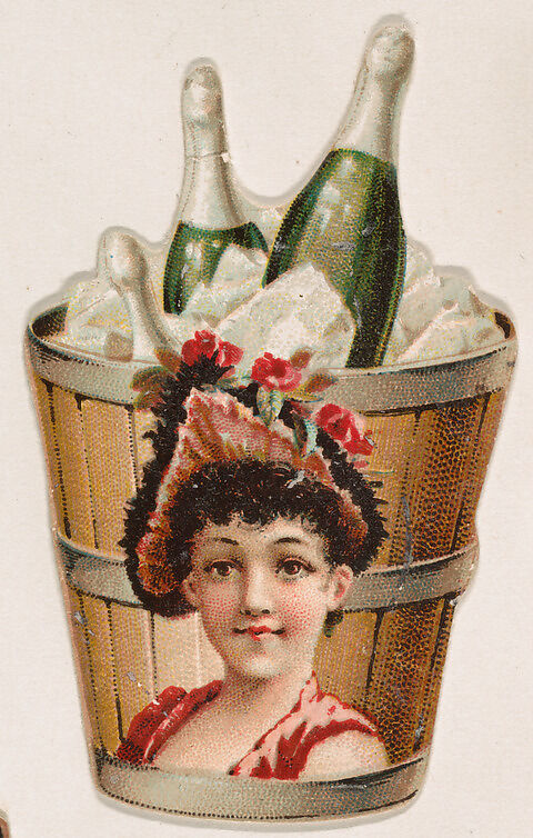 Ice Bucket, from the Novelties series (N228, Type 3) issued by Kinney Bros., Issued by Kinney Brothers Tobacco Company, Commercial color lithograph 