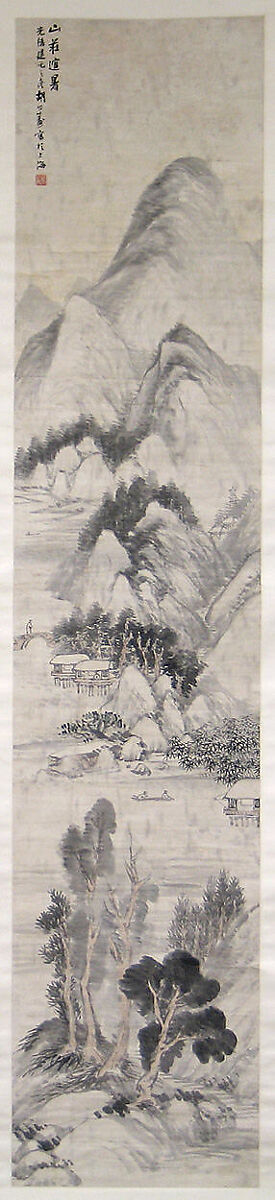 Landscapes of the Four Seasons, Hu Yuan (Chinese, 1823–1886), Set of four hanging scrolls; ink and color on paper, China
