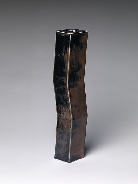 Galaxy, Kondō Takahiro (Japanese, born 1958), Porcelain with tenmoku and beaded "silver-mist" glazes, Japan