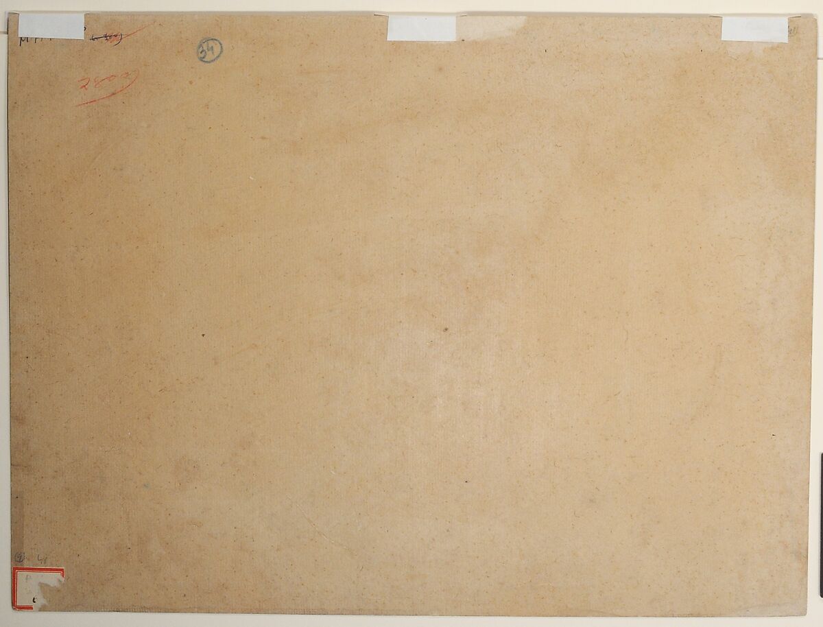 Maharaja Raj Singh in Procession with Members of His Court, Attributed to Nihal Chand, Ink, opaque watercolor, and gold on paper, India (Rajasthan, Junia)