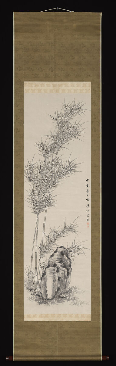 Bamboo in Summer, Takahashi Sōhei (Japanese, 1804–1835), Hanging scroll; ink on paper, Japan