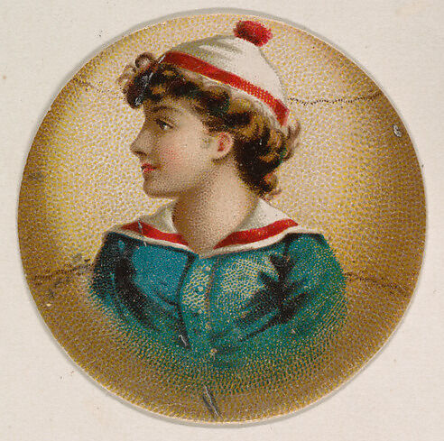 Baseball, from the Novelties series (N228, Type 3) issued by Kinney Bros., Issued by Kinney Brothers Tobacco Company, Commercial color lithograph 