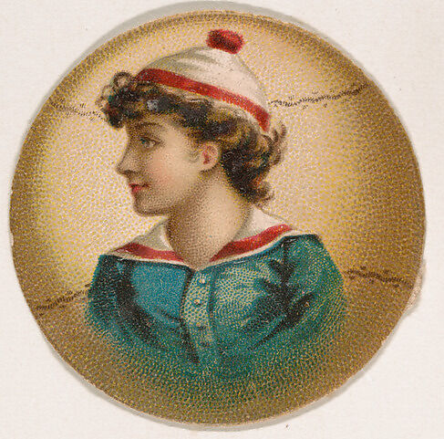 Baseball, from the Novelties series (N228, Type 4) issued by Kinney Bros., Issued by Kinney Brothers Tobacco Company, Commercial color lithograph 