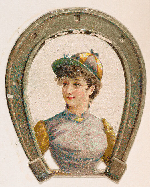 Horseshoe, from the Novelties series (N228, Type 4) issued by Kinney Bros., Issued by Kinney Brothers Tobacco Company, Commercial color lithograph 
