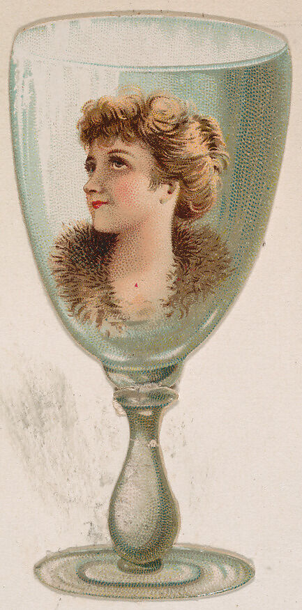 Goblet, from the Novelties series (N228, Type 4) issued by Kinney Bros., Issued by Kinney Brothers Tobacco Company, Commercial color lithograph 