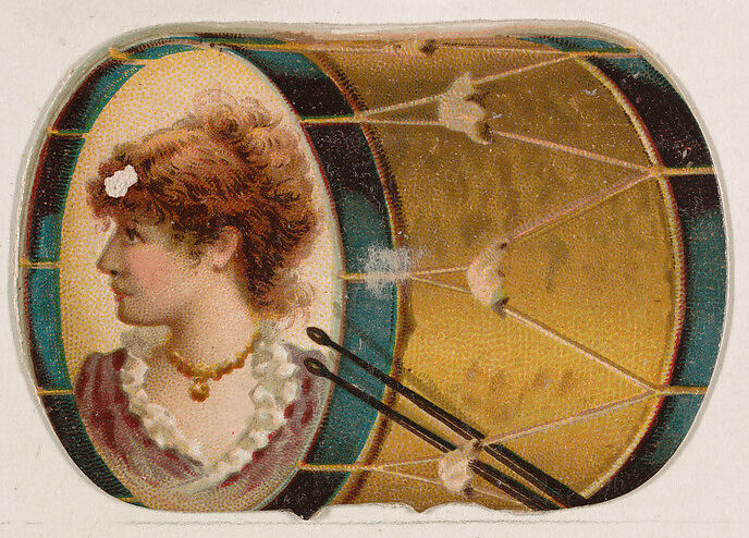 Drum, from the Novelties series (N228, Type 3) issued by Kinney Bros., Issued by Kinney Brothers Tobacco Company, Commercial color lithograph 