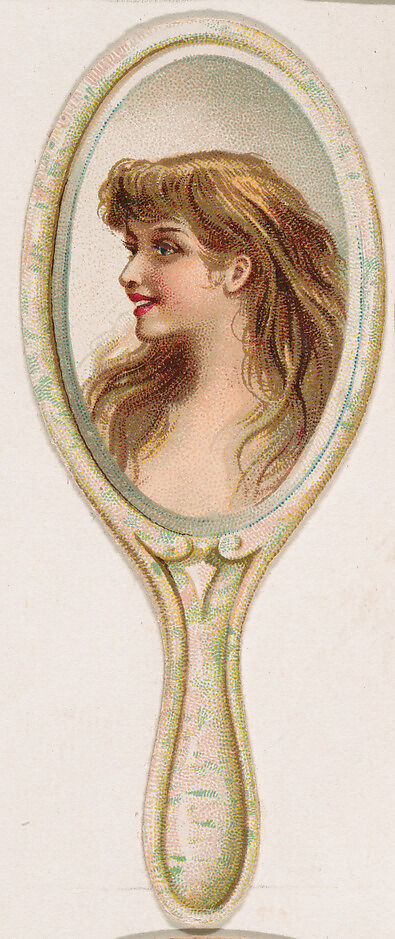 Mirror, from the Novelties series (N228, Type 3) issued by Kinney Bros., Issued by Kinney Brothers Tobacco Company, Commercial color lithograph 