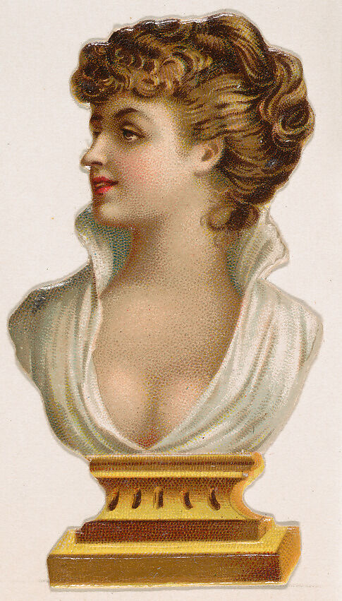 Statue, from the Novelties series (N228, Type 4) issued by Kinney Bros., Issued by Kinney Brothers Tobacco Company, Commercial color lithograph 