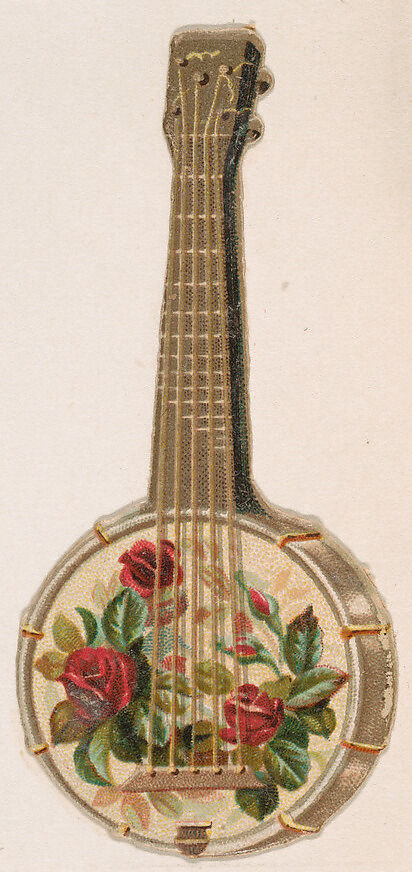 Banjo, from the Novelties series (N228, Type 4) issued by Kinney Bros., Issued by Kinney Brothers Tobacco Company, Commercial color lithograph 