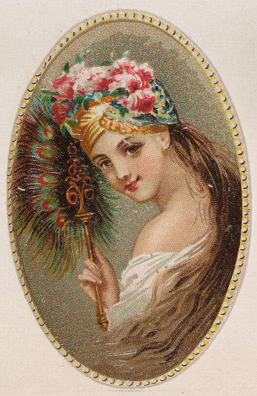 Serving tray, from the Novelties series (N228, Type 4) issued by Kinney Bros., Issued by Kinney Brothers Tobacco Company, Commercial color lithograph 