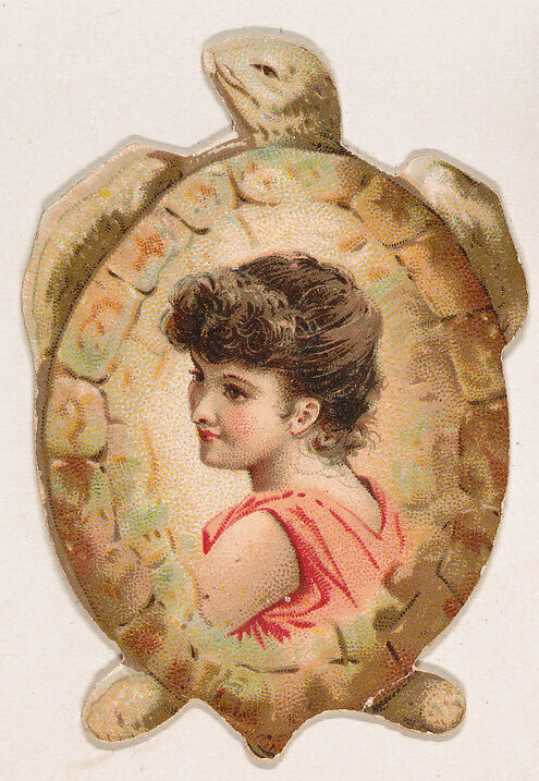 Turtle, from the Novelties series (N228, Type 3) issued by Kinney Bros., Issued by Kinney Brothers Tobacco Company, Commercial color lithograph 