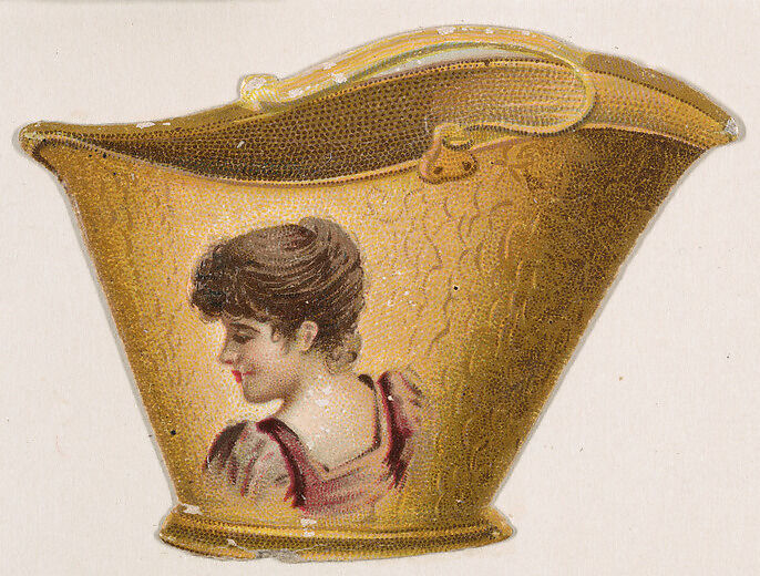 Coal bucket, from the Novelties series (N228, Type 4) issued by Kinney Bros., Issued by Kinney Brothers Tobacco Company, Commercial color lithograph 