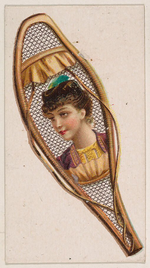 Snowshoe, from the Novelties series (N228, Type 5) issued by Kinney Bros., Issued by Kinney Brothers Tobacco Company, Commercial color lithograph 