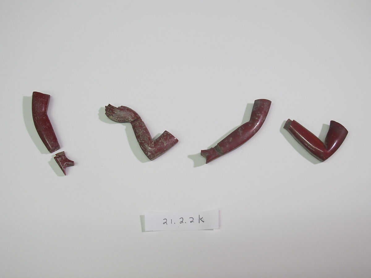 Inlays from shrine: arm, Glass