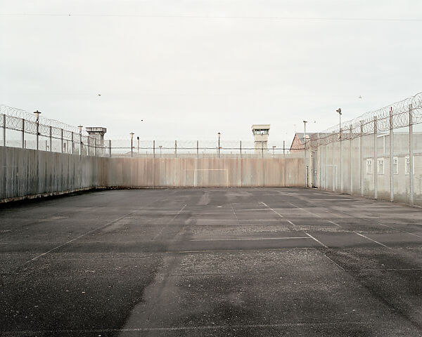 The Maze/Long Kesh Prison: H — Block 5, Exercise Yard B, Donovan Wylie (Irish, born Belfast, 1971), Inkjet pigment print 