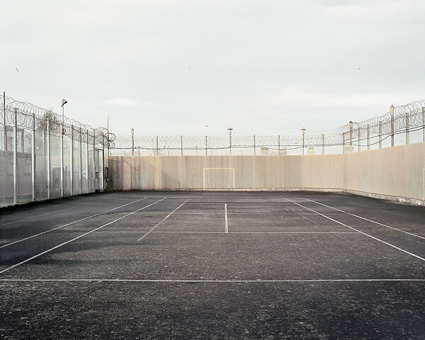 The Maze/Long Kesh Prison: H — Block 5, Exercise Yard C, Donovan Wylie (Irish, born Belfast, 1971), Inkjet pigment print 