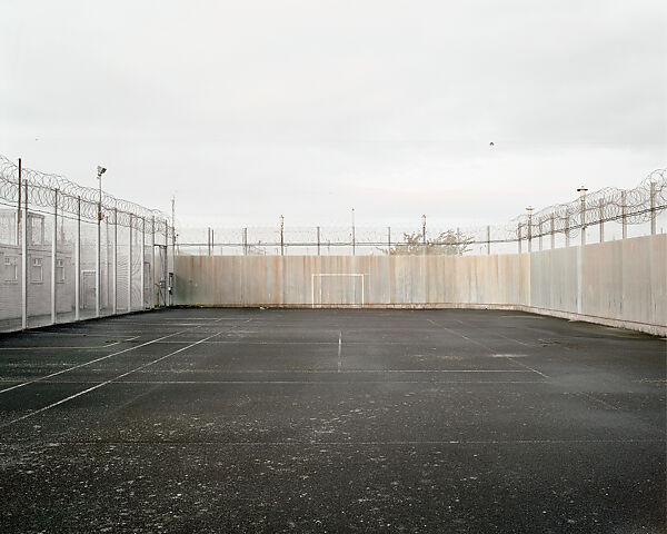 The Maze/Long Kesh Prison: H — Block 5, Exercise Yard A, Donovan Wylie (Irish, born Belfast, 1971), Inkjet pigment print 