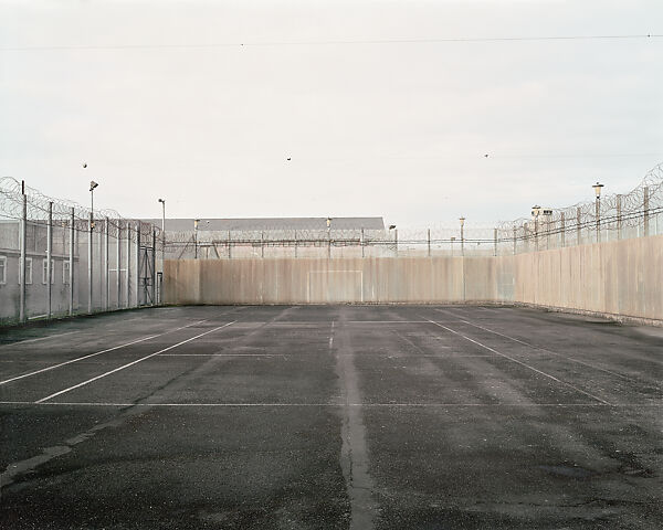 The Maze/Long Kesh Prison: H — Block 5, Exercise Yard D, Donovan Wylie (Irish, born Belfast, 1971), Inkjet pigment print 