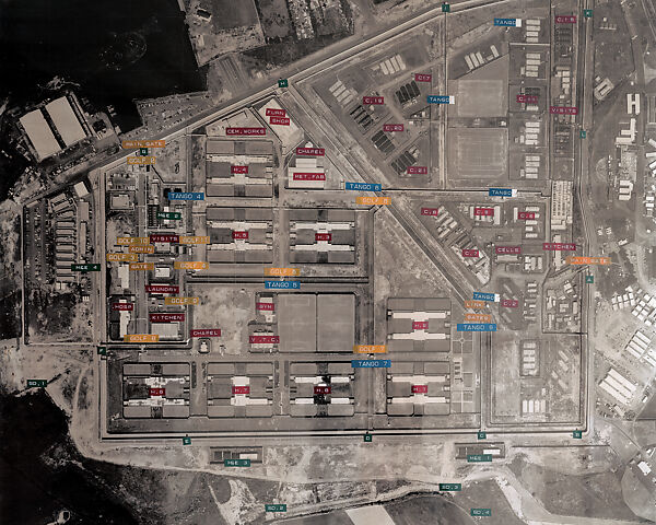 The Maze/Long Kesh Prison: Aerial View, Donovan Wylie (Irish, born Belfast, 1971), Inkjet pigment print 