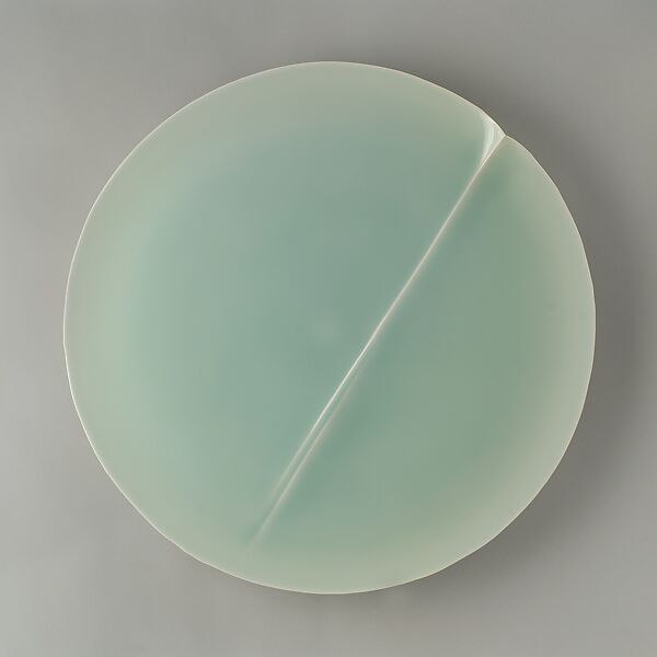 Seascape, Fukami Sueharu 深見陶治 (Japanese, born 1947), Porcelain with seihakuji (pale blue) glaze , Japan 