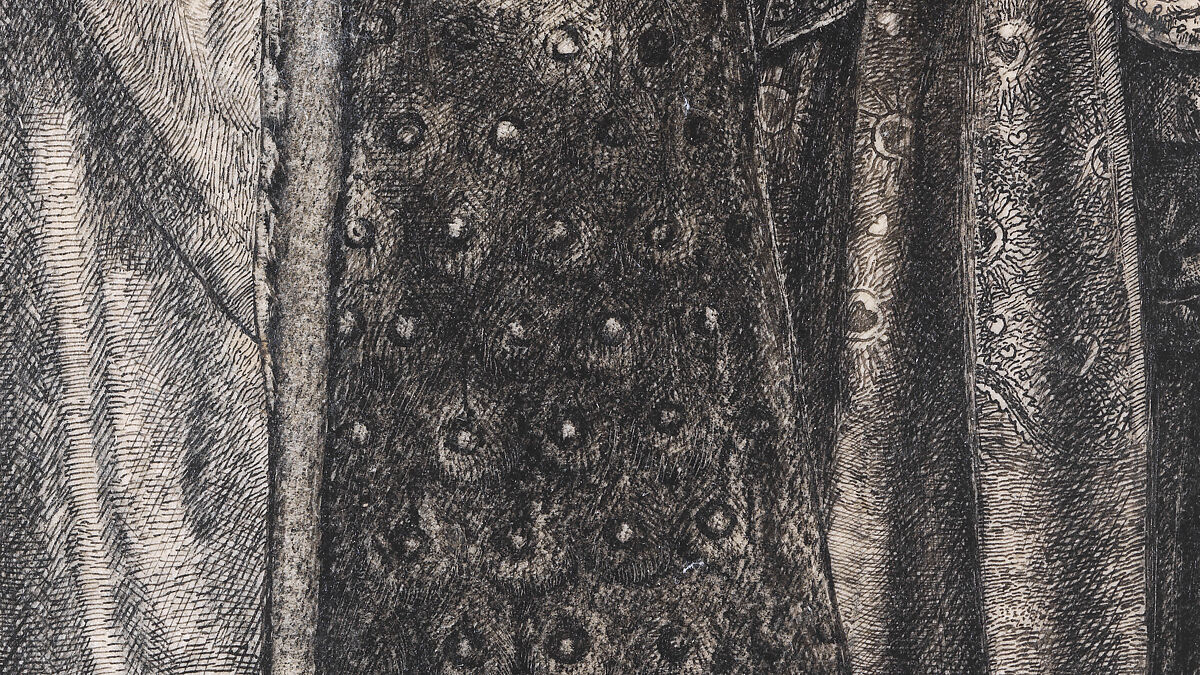 Alice, la Belle Pèlerine, Sir Edward Burne-Jones (British, Birmingham 1833–1898 Fulham), Graphite and black ink, heightened with white, on vellum; the head and shoulders on a subsidiary piece of vellum