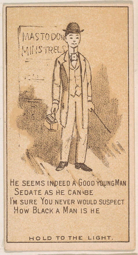 He Seems Indeed a Good Young Man..., from the Magic Changing Cards series (N223) issued by Kinney Tobacco Company, Issued by Kinney Brothers Tobacco Company, Commercial color lithograph 