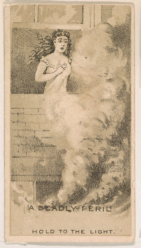 A Deadly Peril, from the Magic Changing Cards series (N223) issued by Kinney Tobacco Company, Issued by Kinney Brothers Tobacco Company, Commercial color lithograph 
