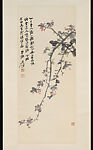Crabapple Blossoms, Zhang Daqian  Chinese, Hanging scroll; ink and color on paper, China