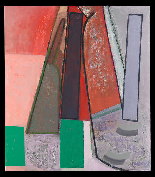 Finger x 2, Amy Sillman (American, born Detroit, Michigan, 1955), Oil on canvas 