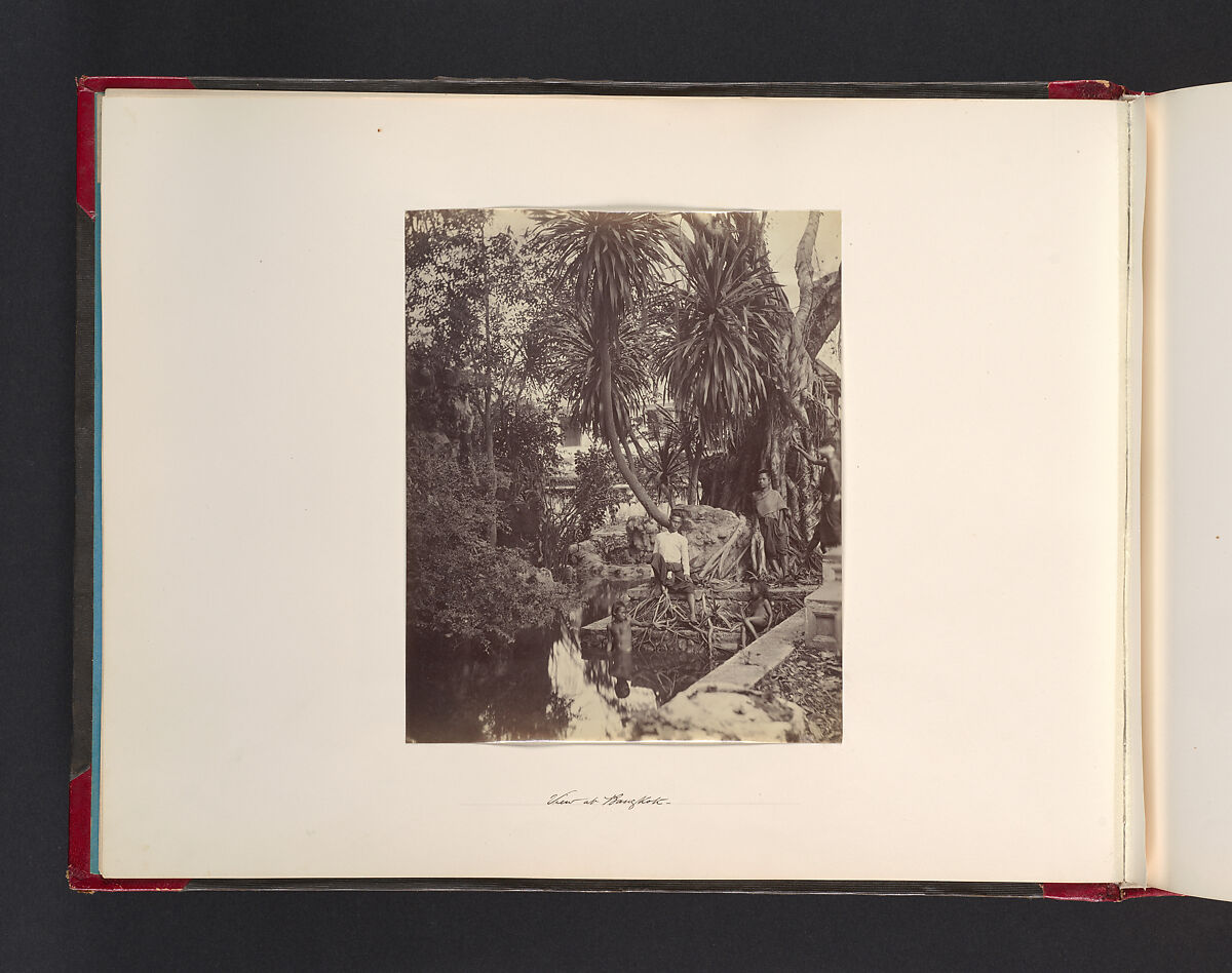 View at Bangkok, Attributed to John Thomson (British, Edinburgh, Scotland 1837–1921 London), Albumen silver print from glass negative 