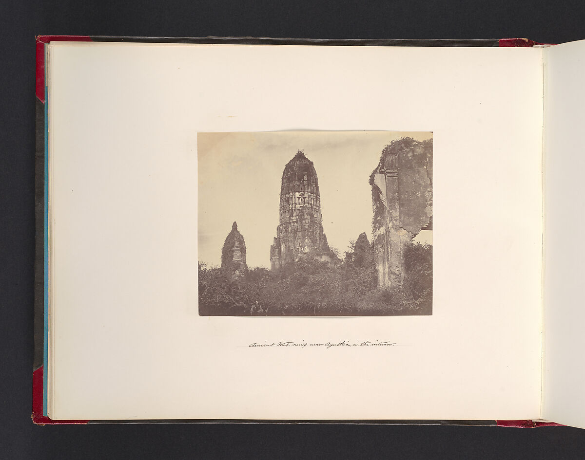 Ancient Wat Ruins near Ayuthia in the Interior, Attributed to John Thomson (British, Edinburgh, Scotland 1837–1921 London), Albumen silver print from glass negative 