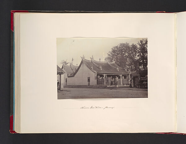 Chinese  House,  Penang, Attributed to John Thomson (British, Edinburgh, Scotland 1837–1921 London), Albumen silver print from glass negative 