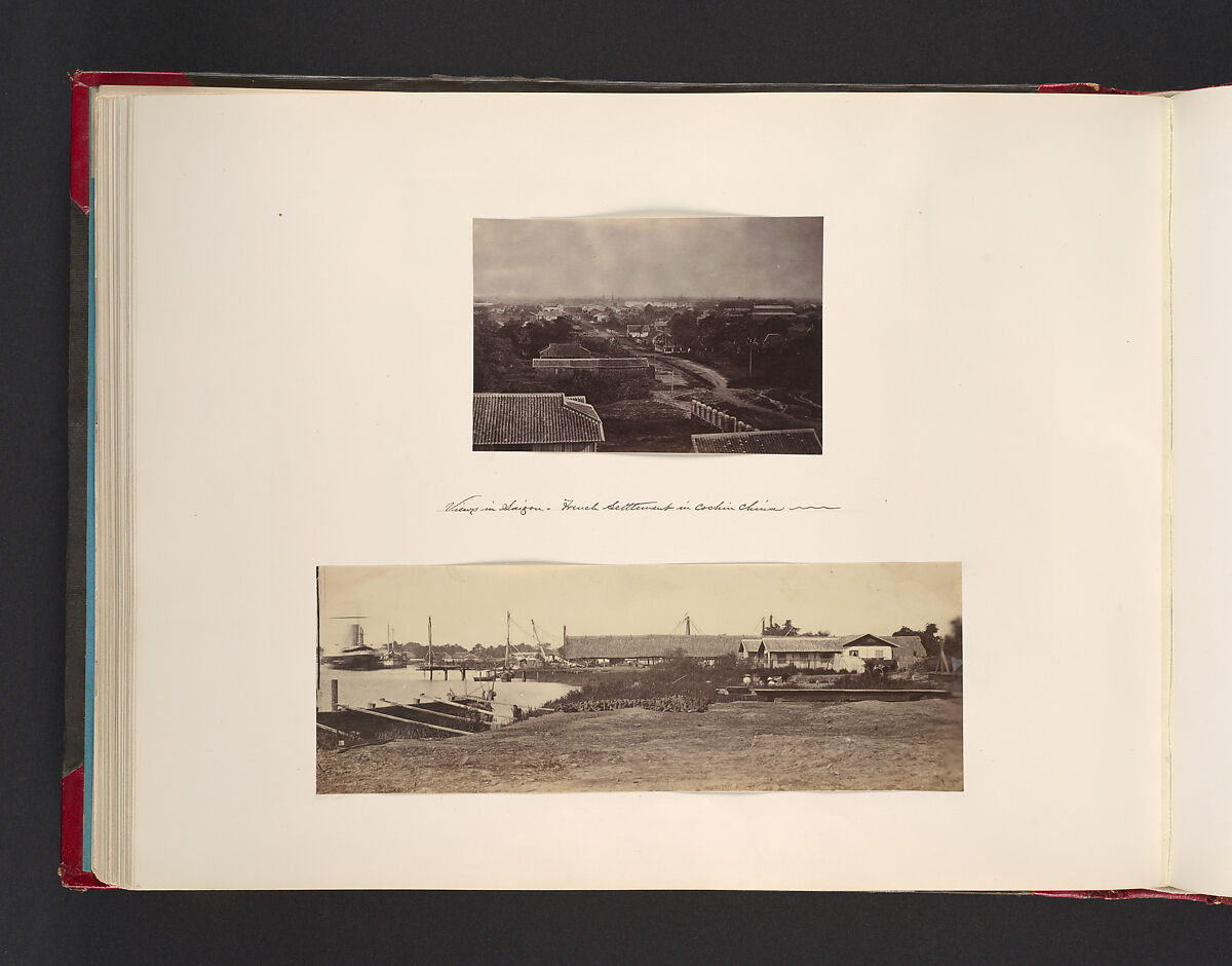 View in Saigon. French Settlement in Cochin China, Attributed to John Thomson (British, Edinburgh, Scotland 1837–1921 London), Albumen silver print from glass negative 